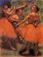 Degas, Edgar - Red Ballet Skirts